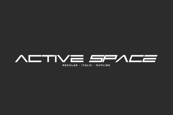 Active Space: A Modern Display Font for Campaign-Ready Headlines