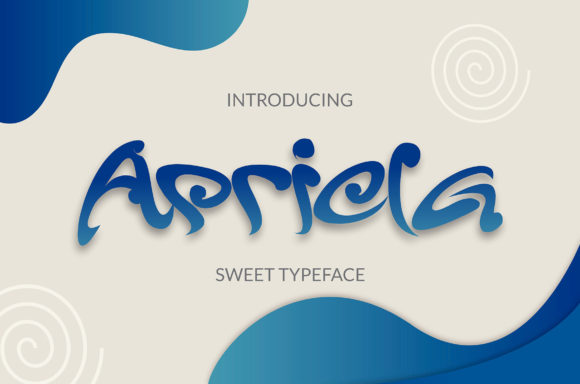 Apriela Display Font for Handmade Creators