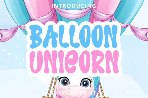 Balloon Unicorn Font for Playful, Authentic Branding