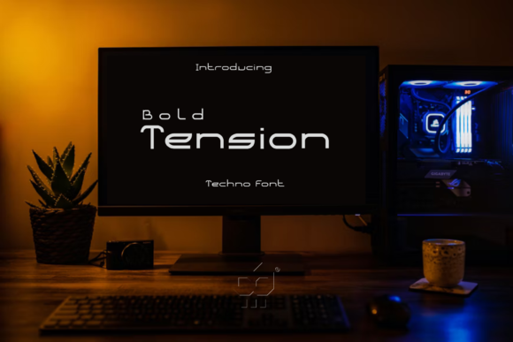Bold Tension: A Future-Focused Display Font