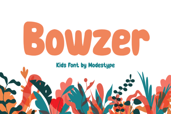 Bowzer: A Playful Display Font for Joyful Designs