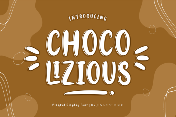Chocolizious Font: A Playful & Delicate Display Typeface for Romantic Campaigns