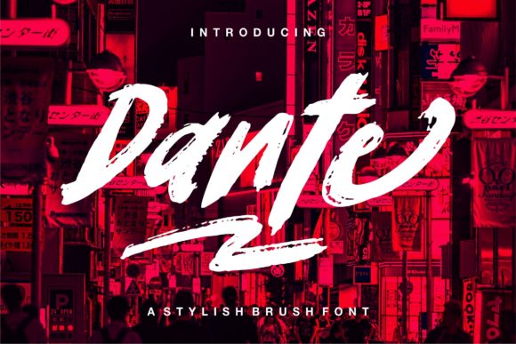 Dante Display Font for Bold Digital Branding
