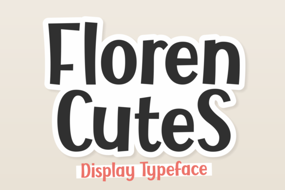 Floren Cutes: A Modern Display Font for Thoughtful Editorial Design