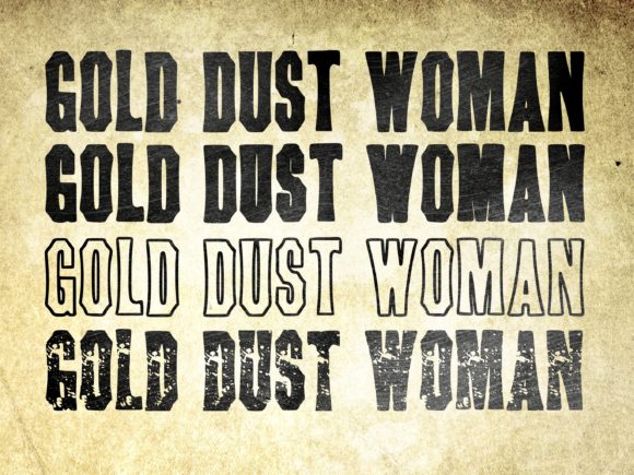 Gold Dust Woman Display Font for Bold Visual Branding