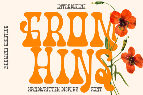 Gromhins: A Psychedelic Display Font Worth Downloading