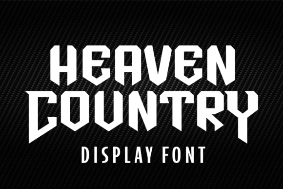 Heaven Country Display Font for Whimsical Brand Identity