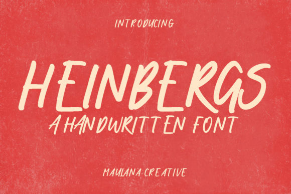 Heinbergs: A Cool and Casual Display Font for Editorial Design