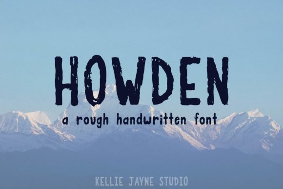 Howden Font: A Hand-Drawn Display Typeface with Grit and Clarity