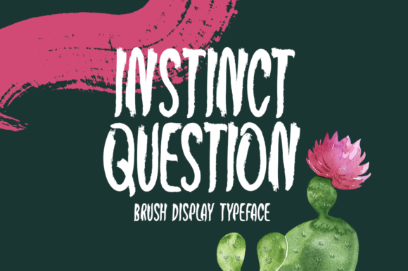 Instinct Question: A Fresh Display Font for Editorial Design