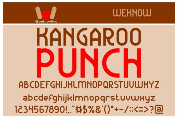 Kangaroo Punch: A Bold Display Font for Editorial Impact