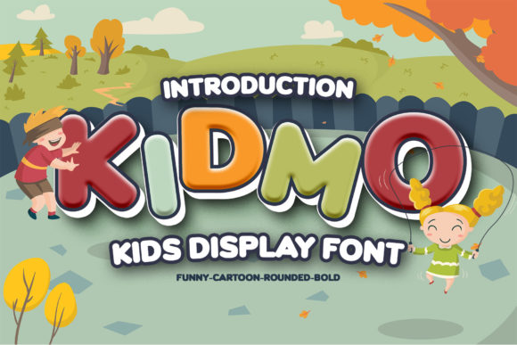 Kidmo: A Playful Display Font for Children’s Content