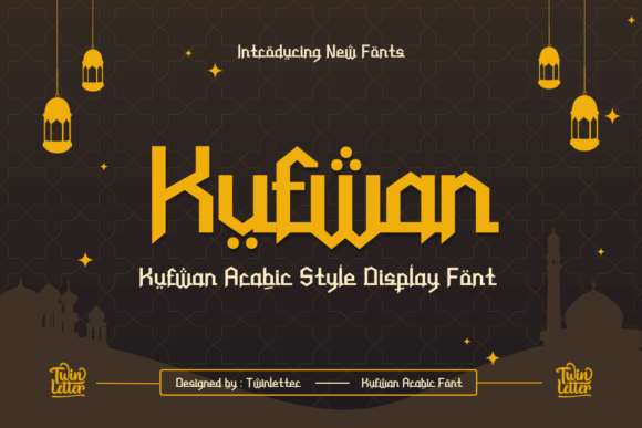 Kufwan Arabic Display Font for Authentic Digital Branding