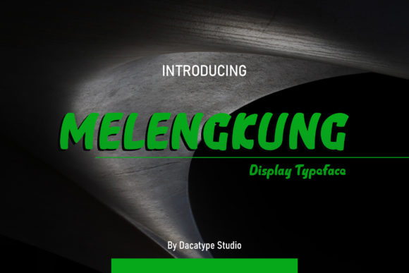 Melengkung Font for Distinctive Business Branding