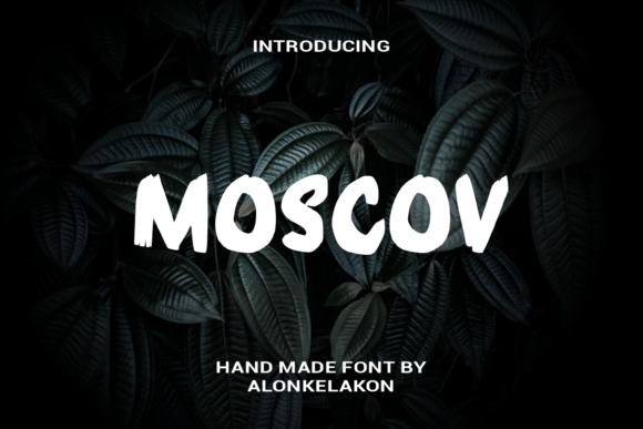 Moscov: A Bold All-Caps Display Font for Editorial Impact
