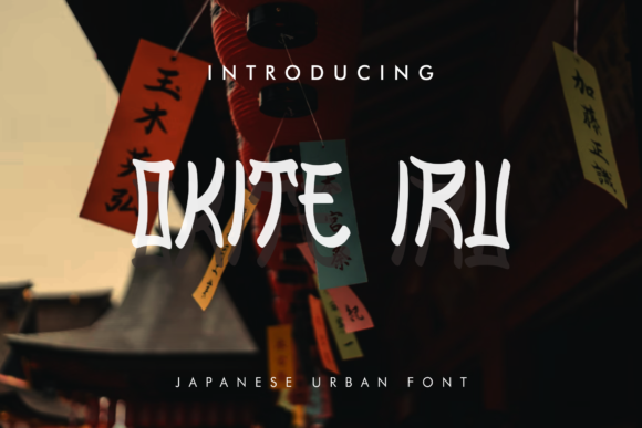 Okite Iru: A Japanese-Inspired Display Font for Digital Branding