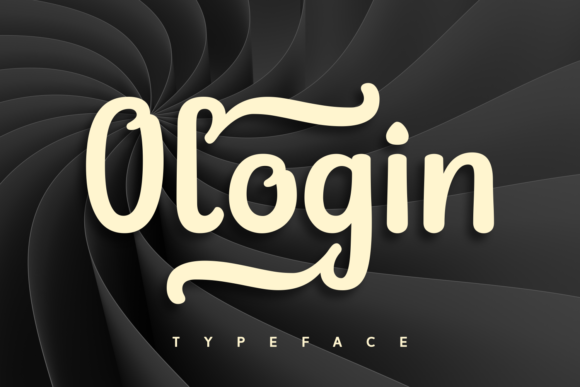 Ologin: A Vintage Display Font with Elegant Retro Charm