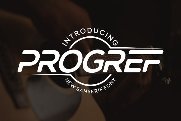 Progref Display Font for Playful, Spectacular Campaigns