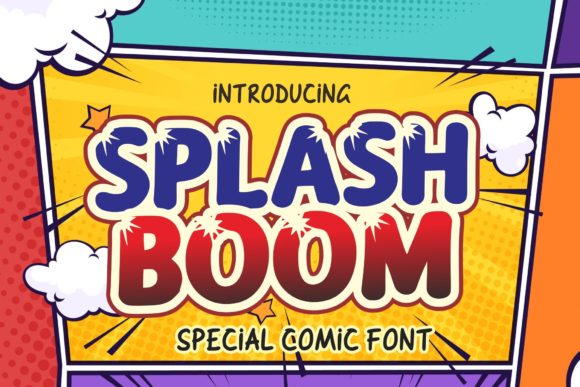 Splash Boom Font: A Groovy Display Font for Creative Projects