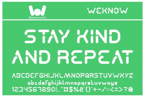 Stay Kind and Repeat Font for Bold, Memorable Branding