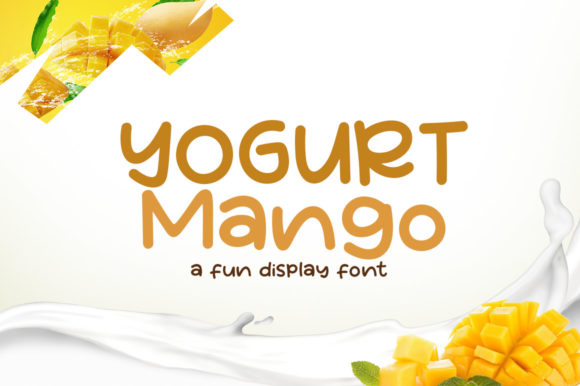 Yogurt Mango: A Playful Display Font for Editorial Charm
